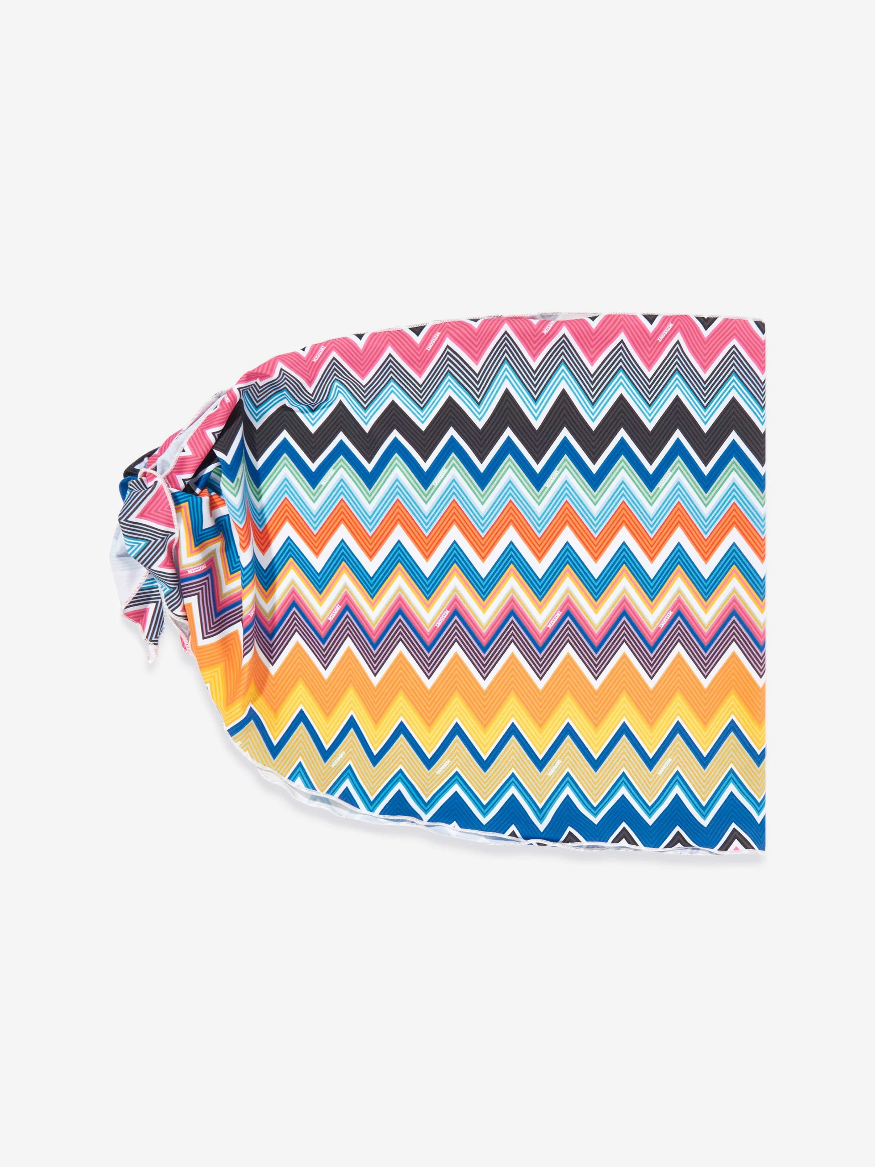 Mädchen Zickzack Sarong in Mehrfarbig