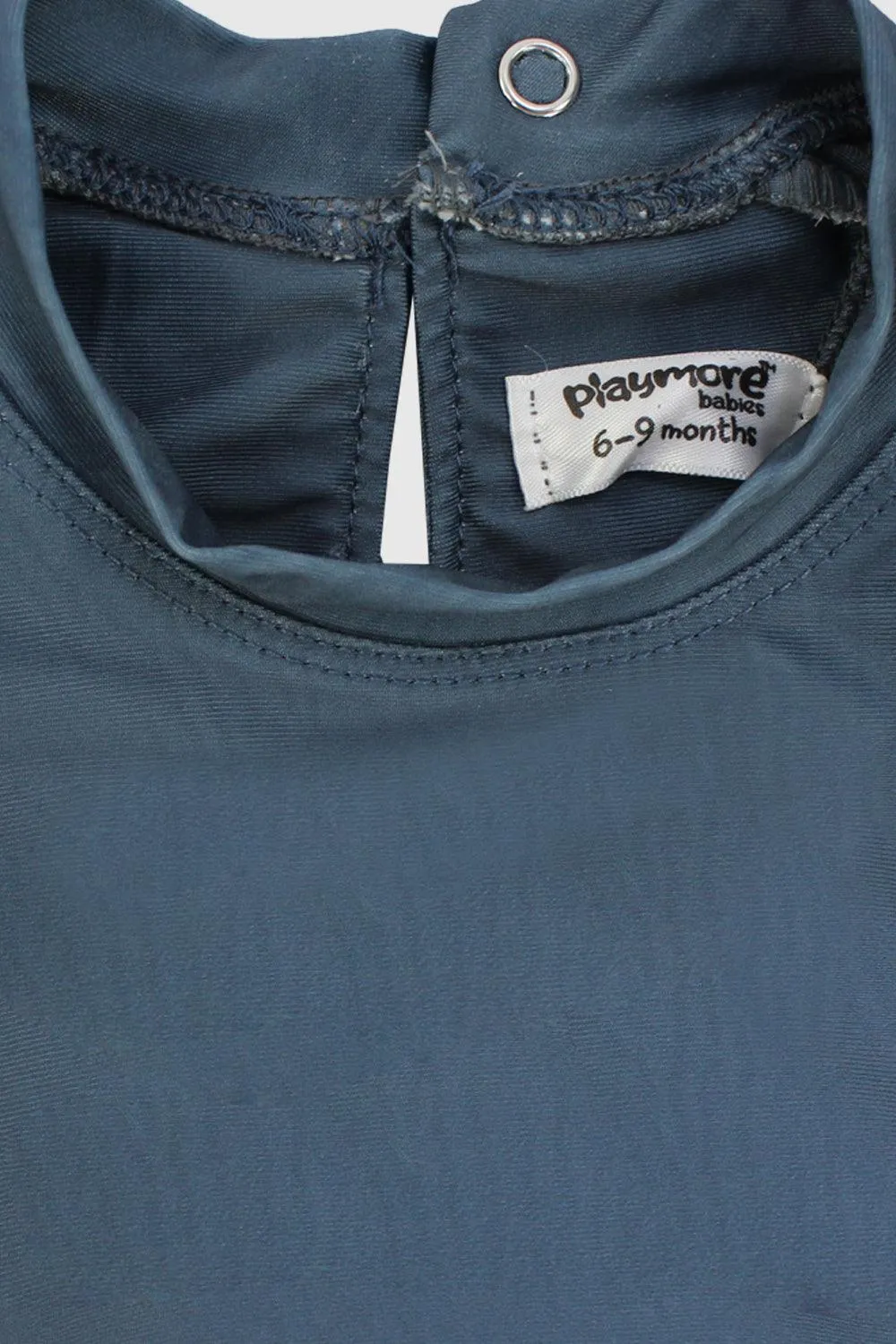 Graues Langarm-Rashguard-Shirt