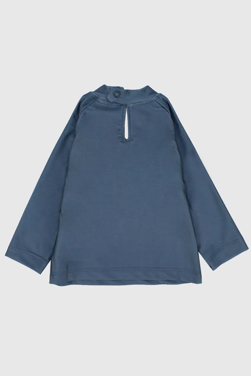 Graues Langarm-Rashguard-Shirt