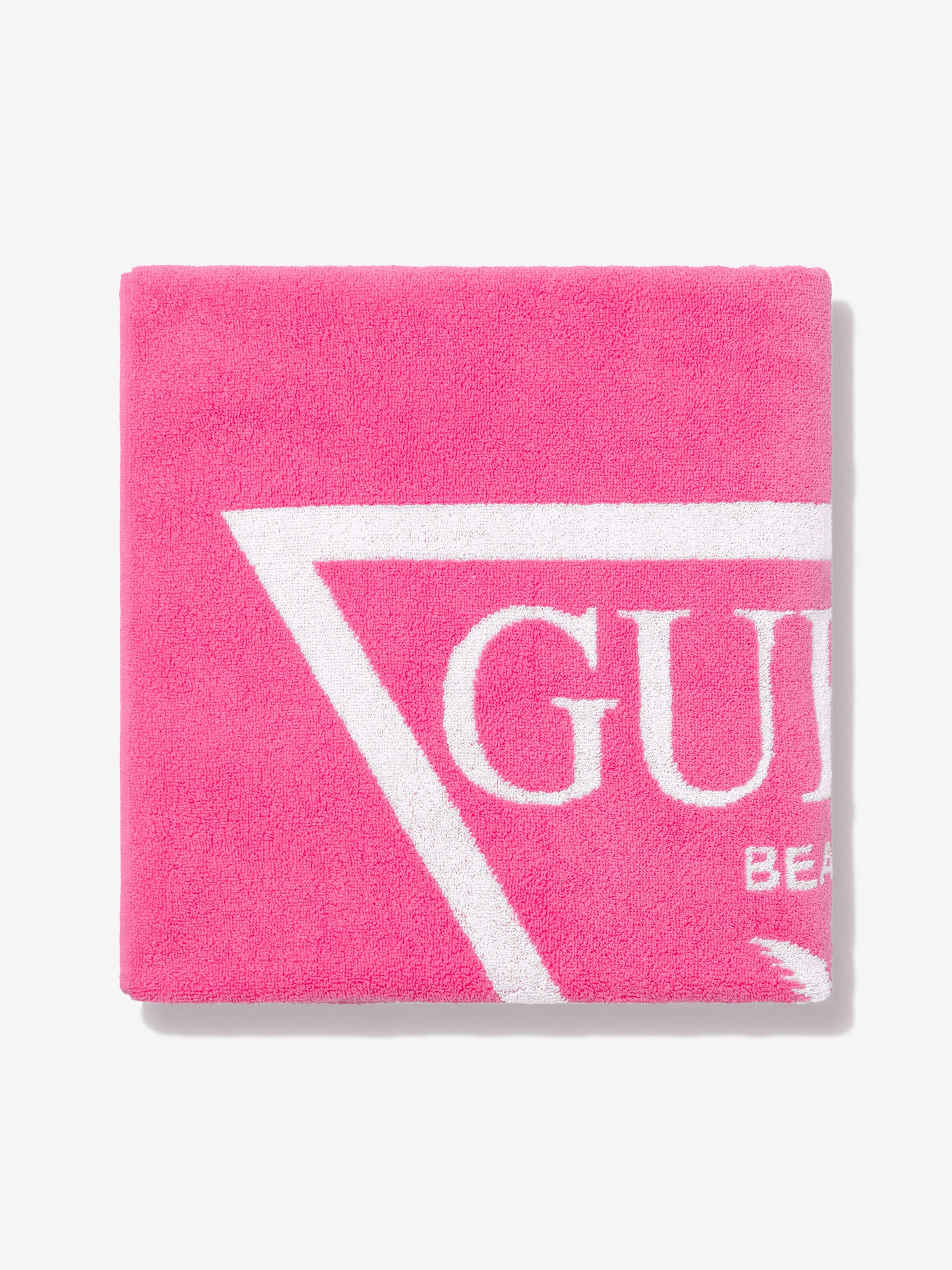 Guess Girls Logo Strandtuch in Rosa (140cm)