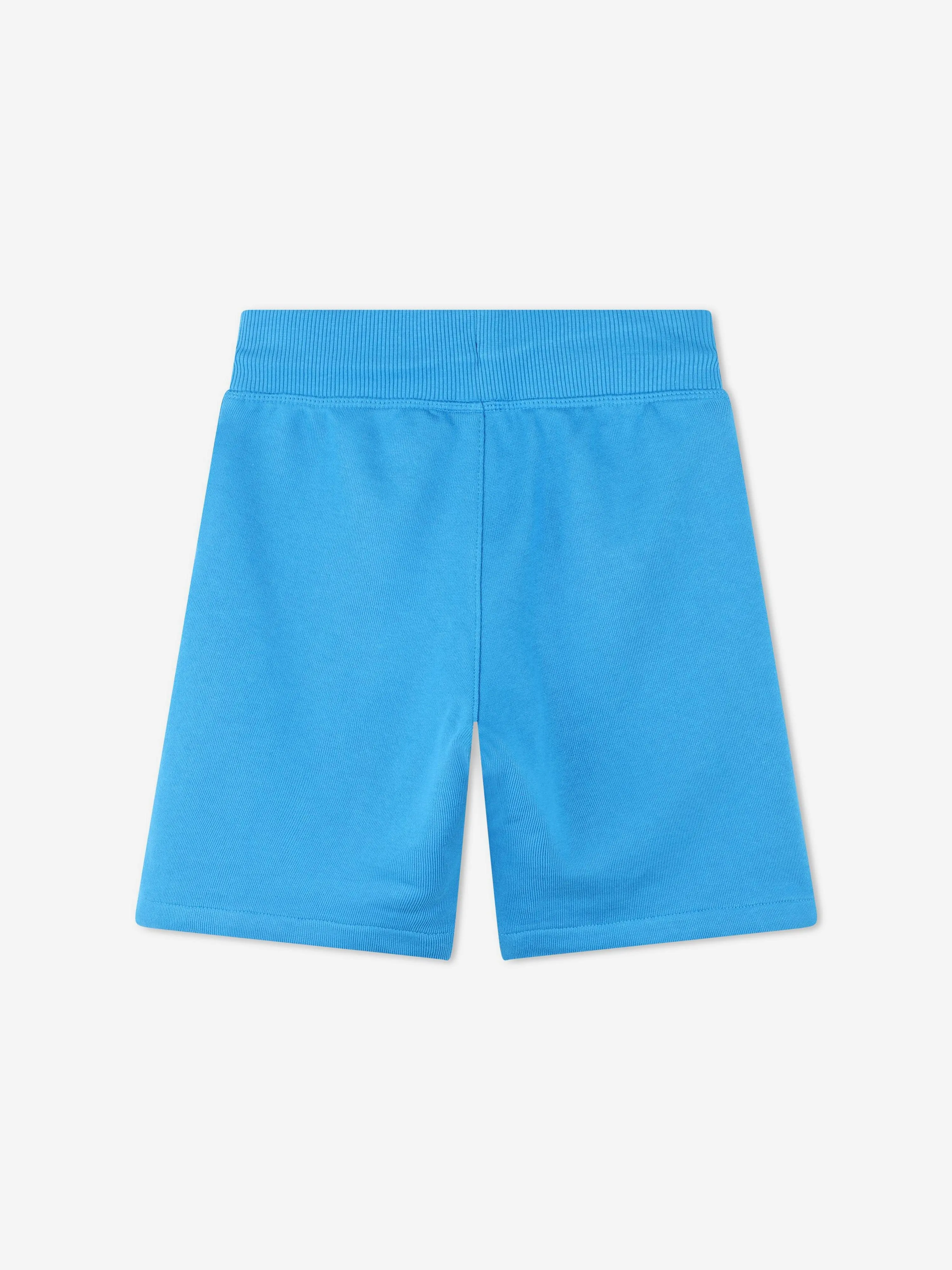 Hugo Boys Logo Print Shorts in Blau