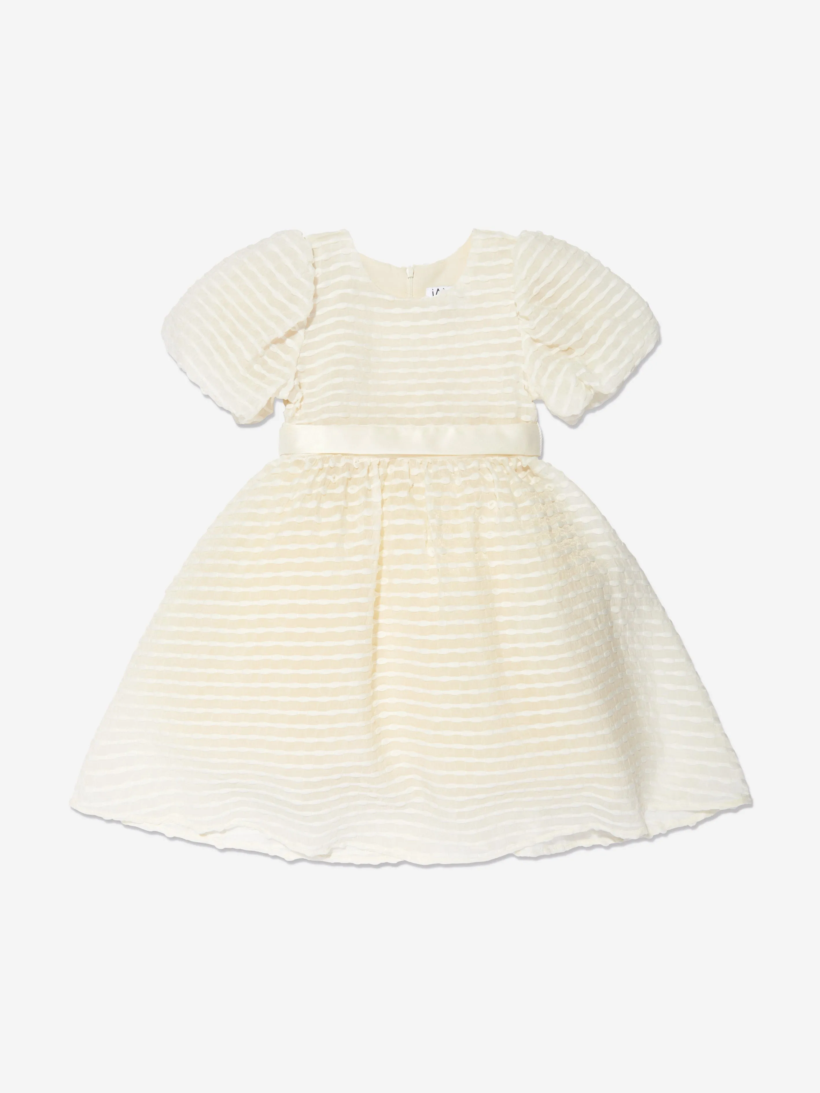 iAMe Mädchen Puffärmelkleid in Gelb