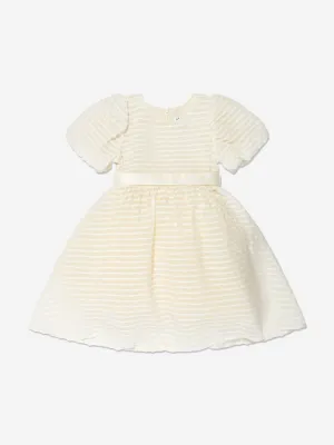 iAMe Mädchen Puffärmelkleid in Gelb