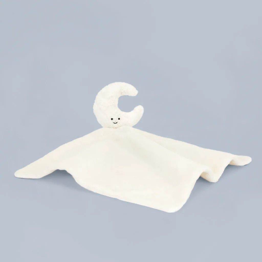 Jellycat Amuseable Mond Beruhiger mit Hallo Mond Stoffbuch