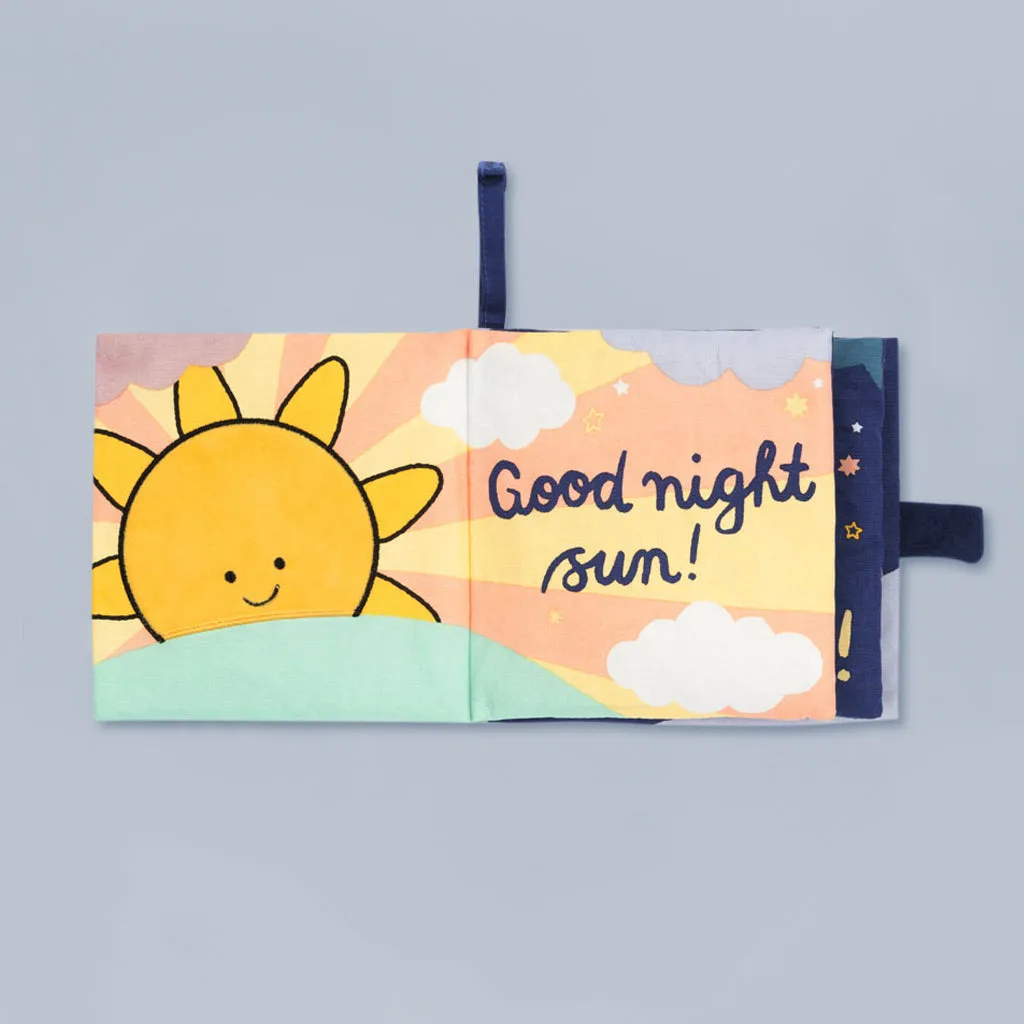Jellycat Amuseable Mond Beruhiger mit Hallo Mond Stoffbuch
