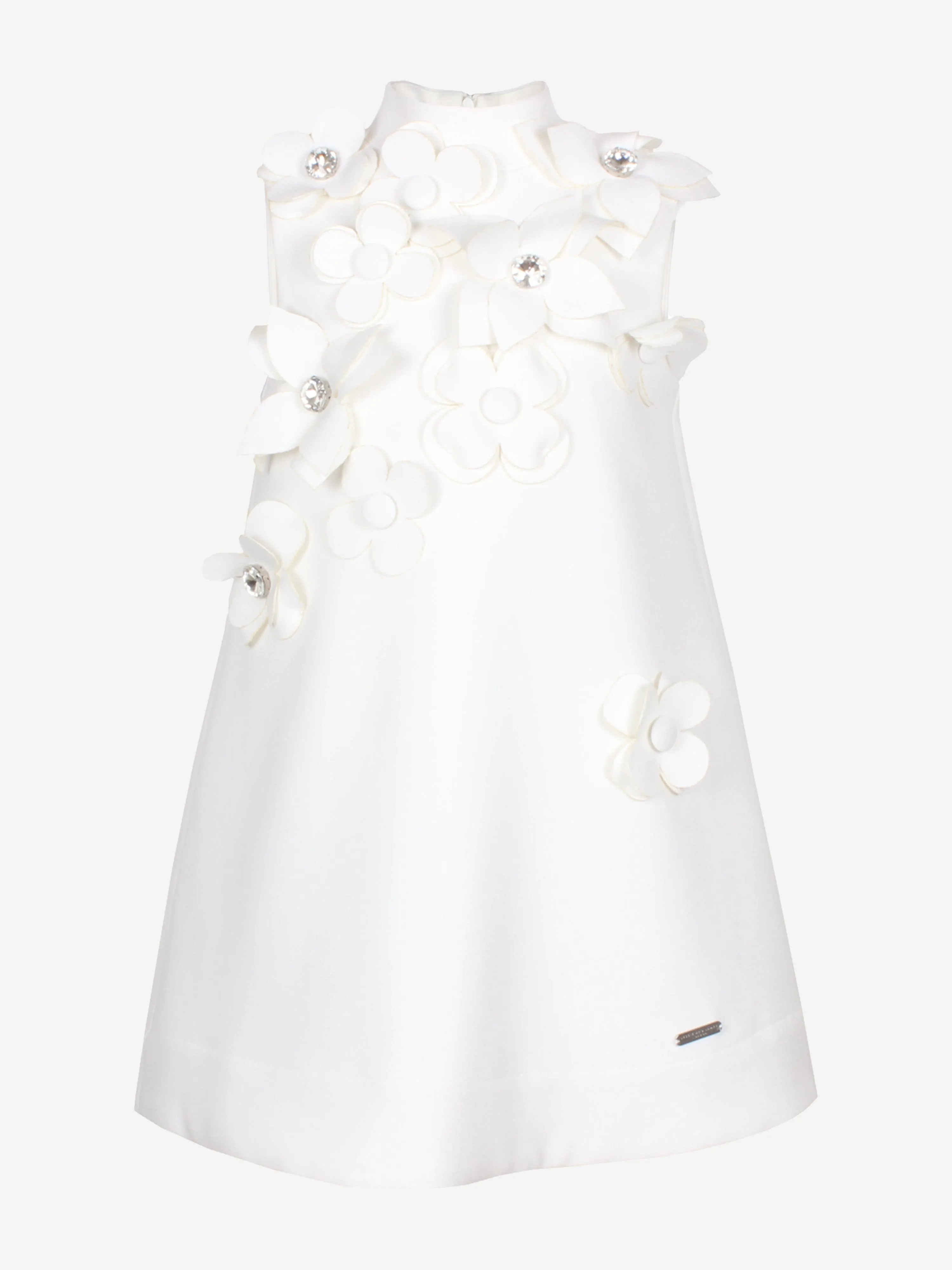 Jessie And James Mädchen Weidenblumen Kleid in Weiß