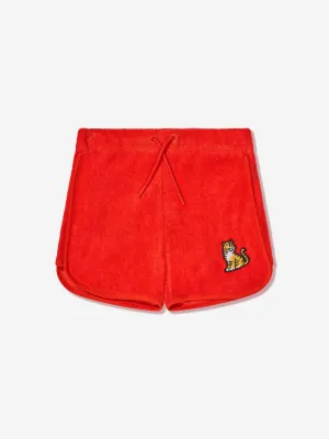 KENZO Boys Kotora Shorts in Rot