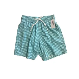 Kidpole Herren Minz-Gingham Badeshorts