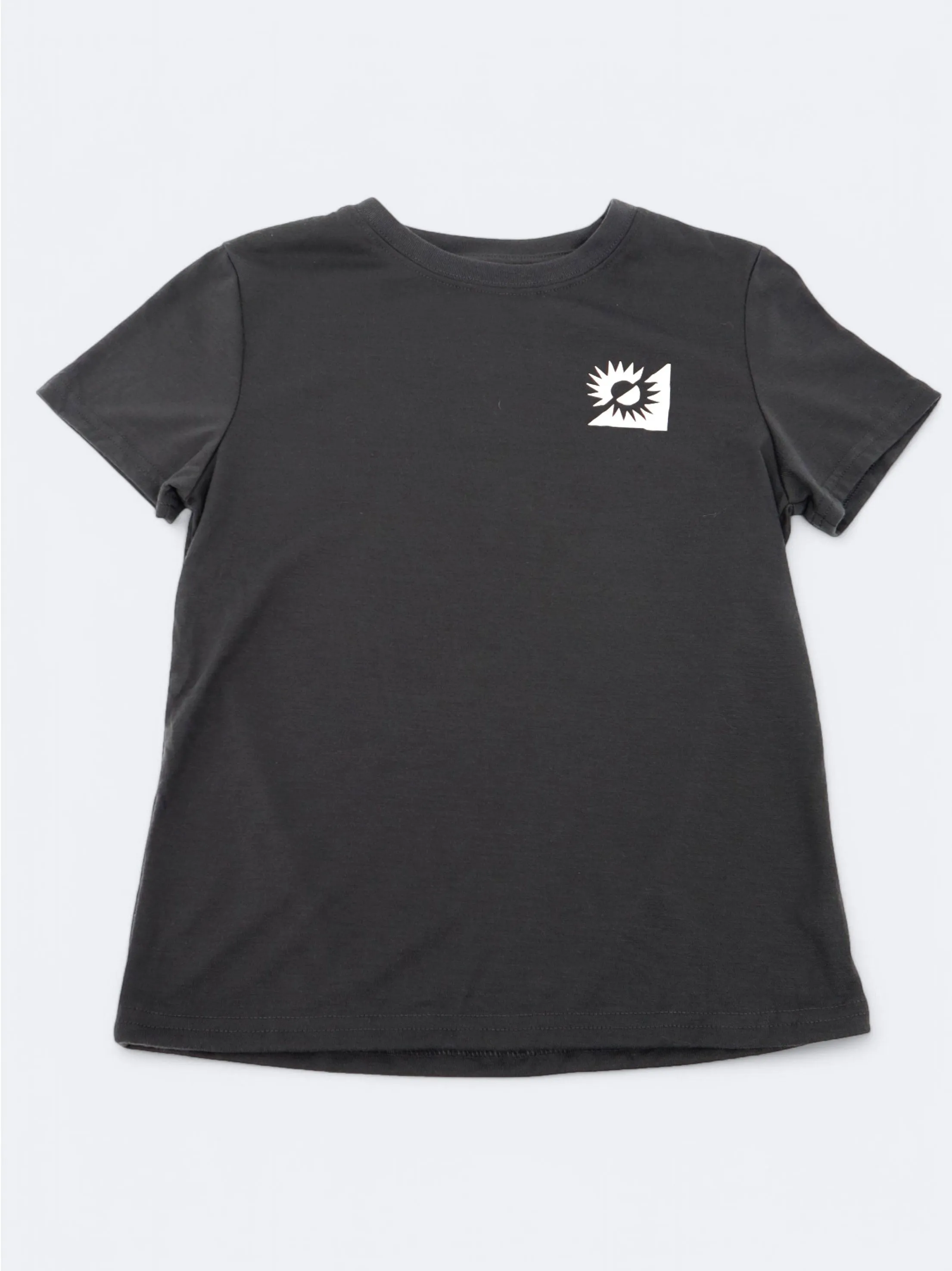 Kinder Jungen T-Shirt mit Aufdruck, Dunkelgrau