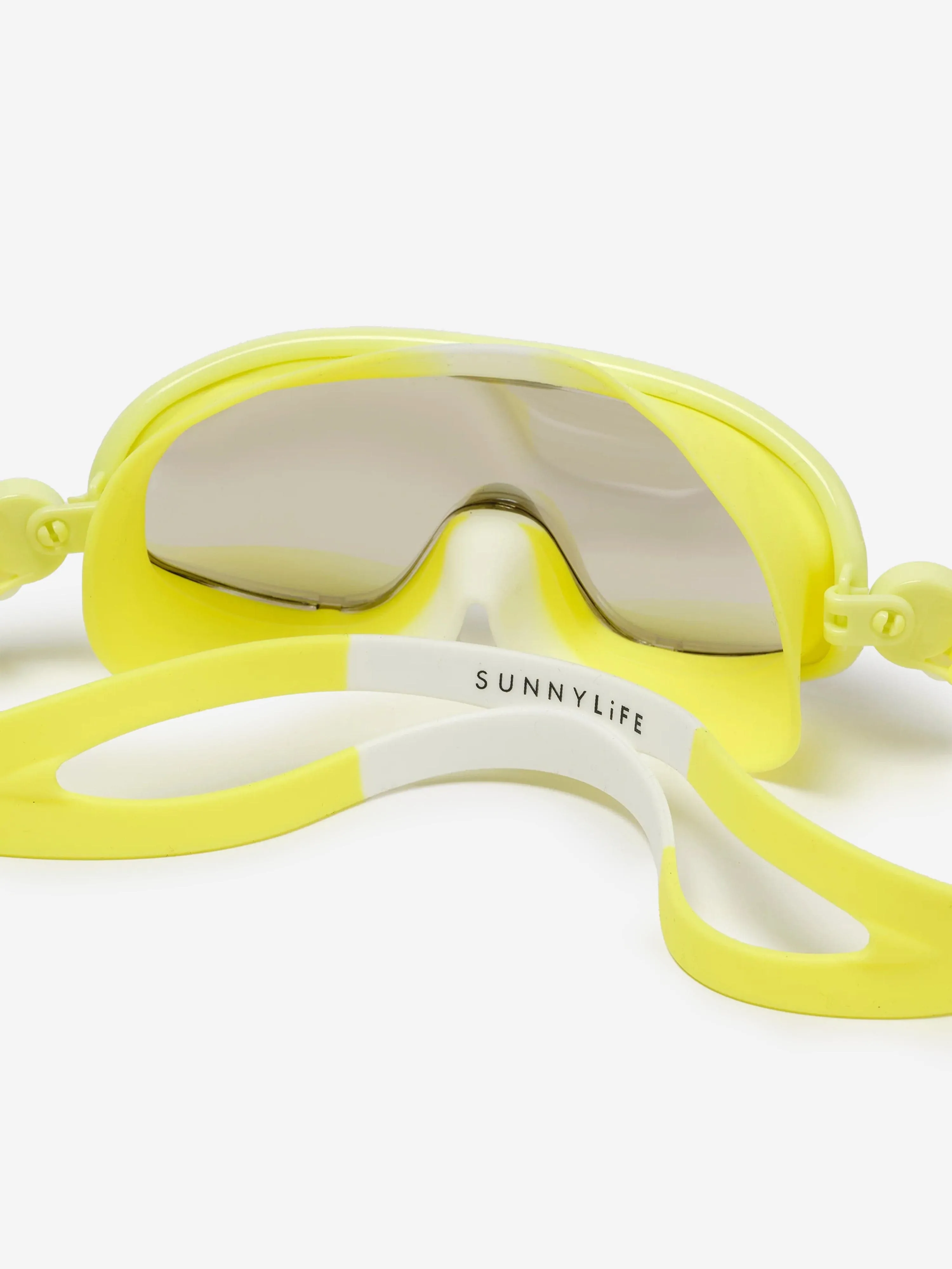 Kinder Neon Schwimmbrille Salty der Hai in Gelb (16cm)