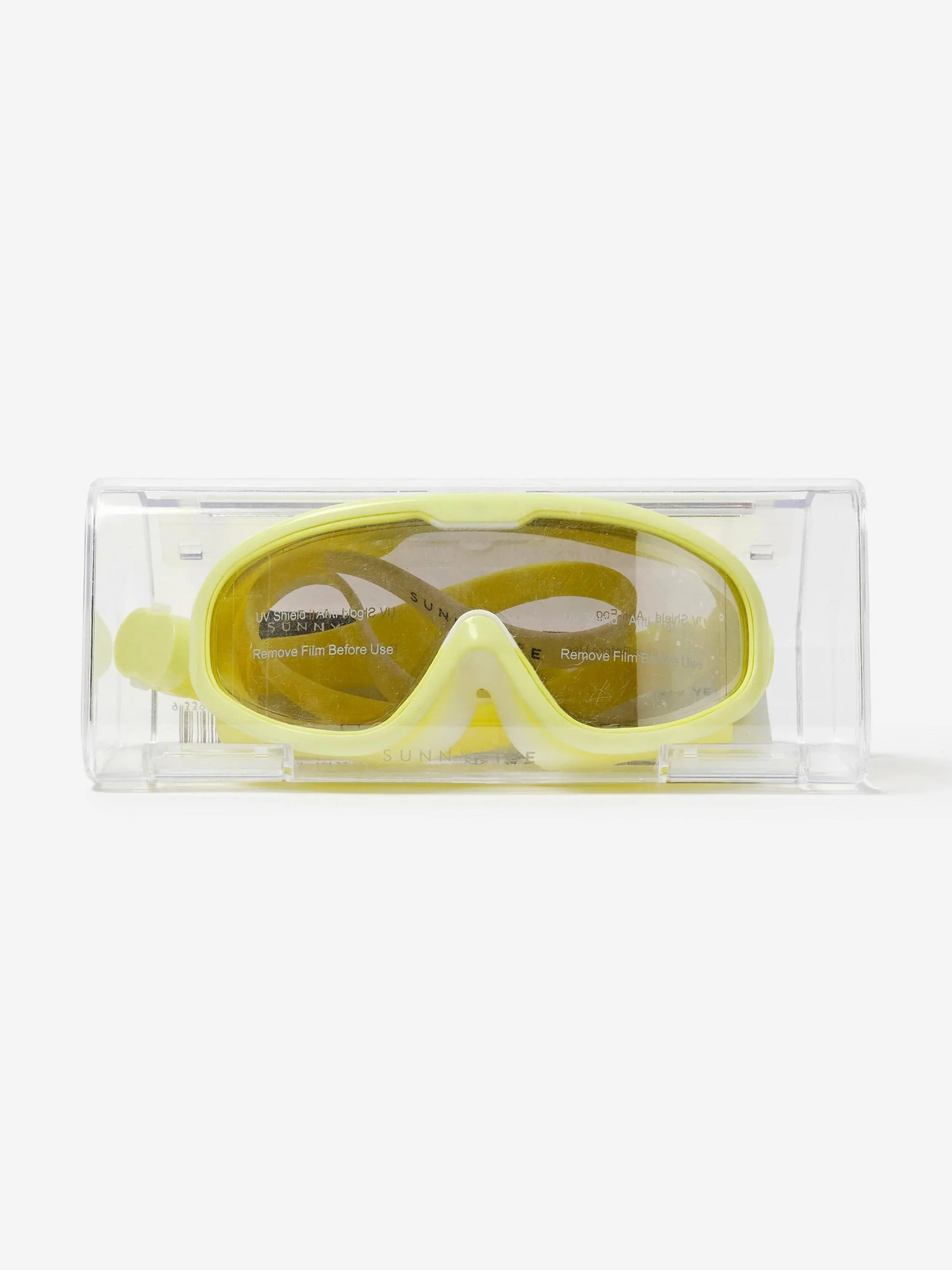 Kinder Neon Schwimmbrille Salty der Hai in Gelb (16cm)