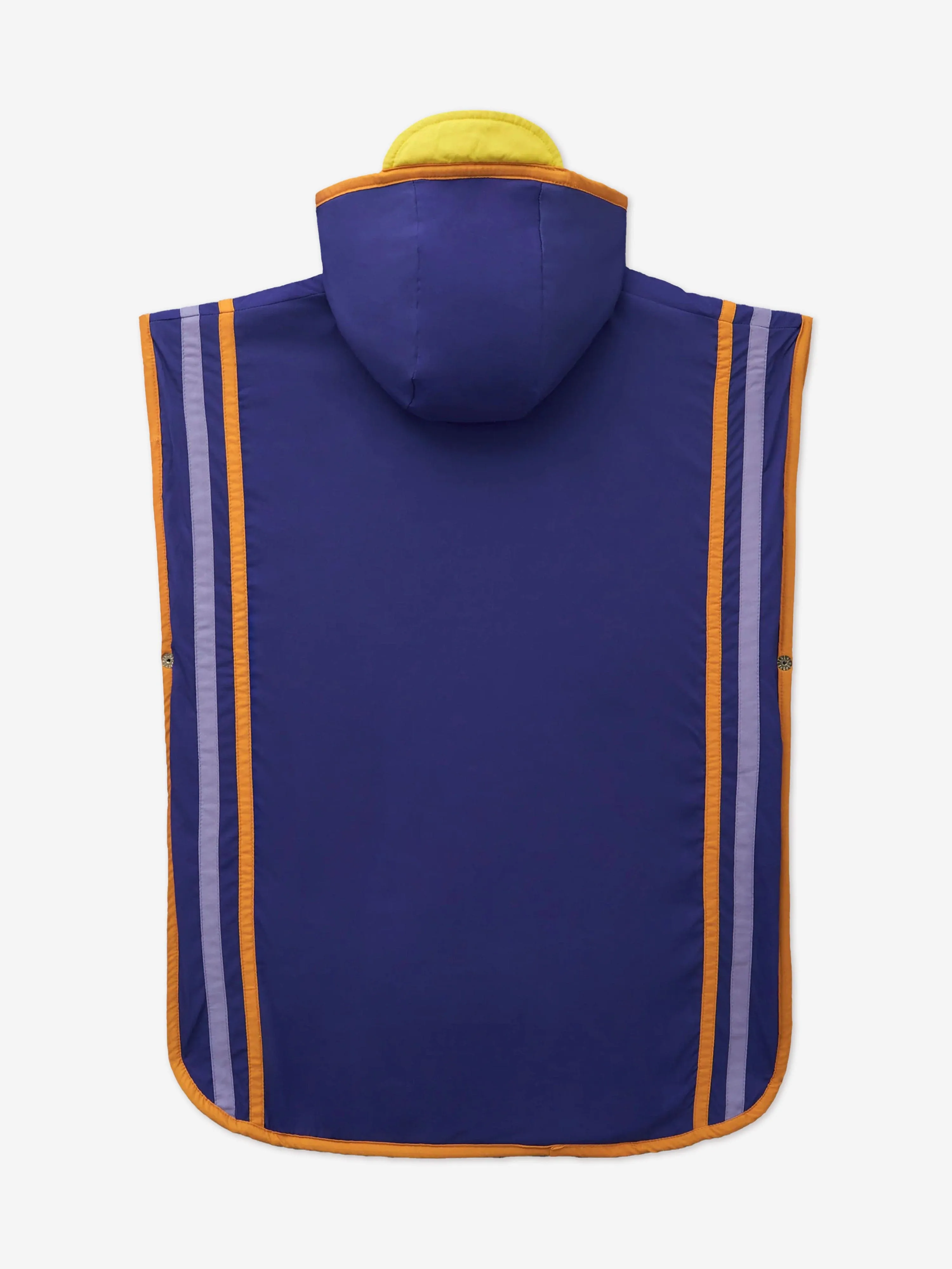 Kinder-Papageien-Poncho-Handtuch in Blau