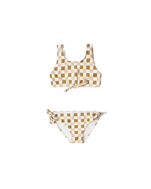 geknoteter Bikini || Retro-Karo