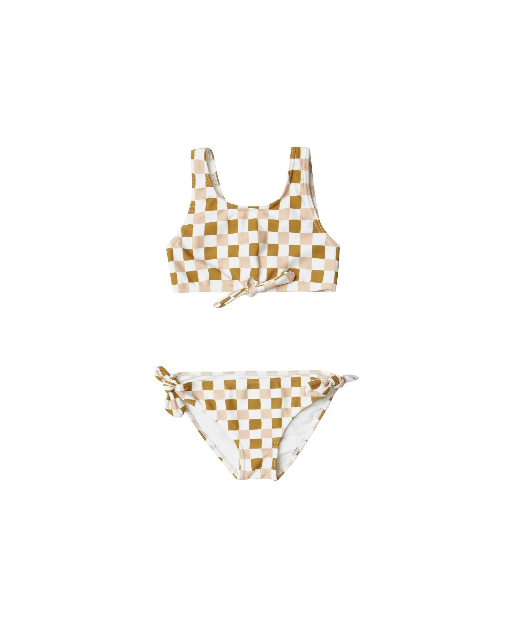 geknoteter Bikini || Retro-Karo