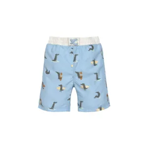 Lassig Board Shorts - Himmelblau - Krokodil Babykids Lassig