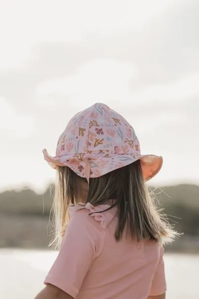 LD Umkehrbare Mütze Korallenmeer/ Rosa