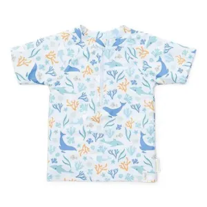LD Schwimm-T-Shirt Langarm Korallenmeer