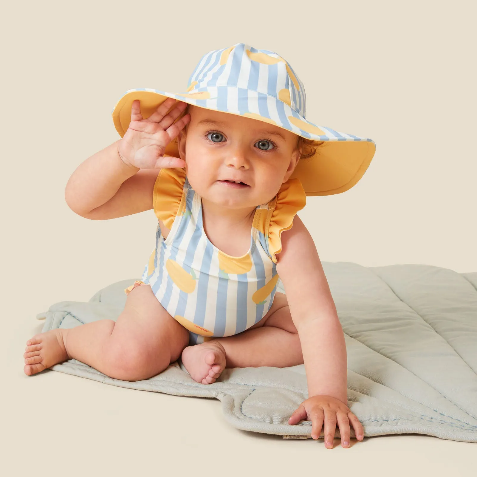 Lemon Floppy Sonnenschutz Badehaube