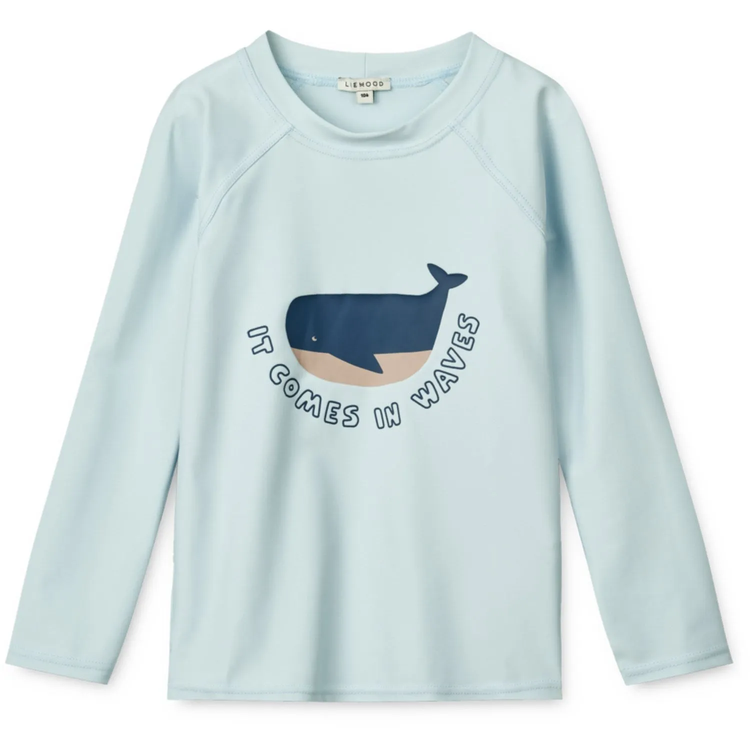 LIEWOOD Es Kommt In Wellen / Reiner Himmel Noah Platzierung Langarm Bade-Shirt Liewood