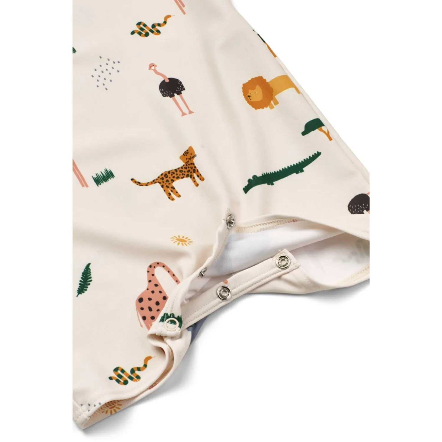 LIEWOOD Safari Sandfarbener Mix Thor Baby Schwimmanzug Liewood