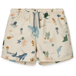 LIEWOOD Meeresbewohner / Sandy Aiden bedruckte Board Shorts Liewood