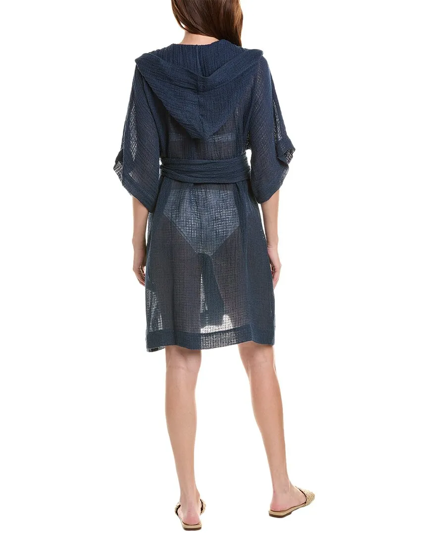 Lisa Marie Fernandez Kapuzen-Linen-Mix-Duster