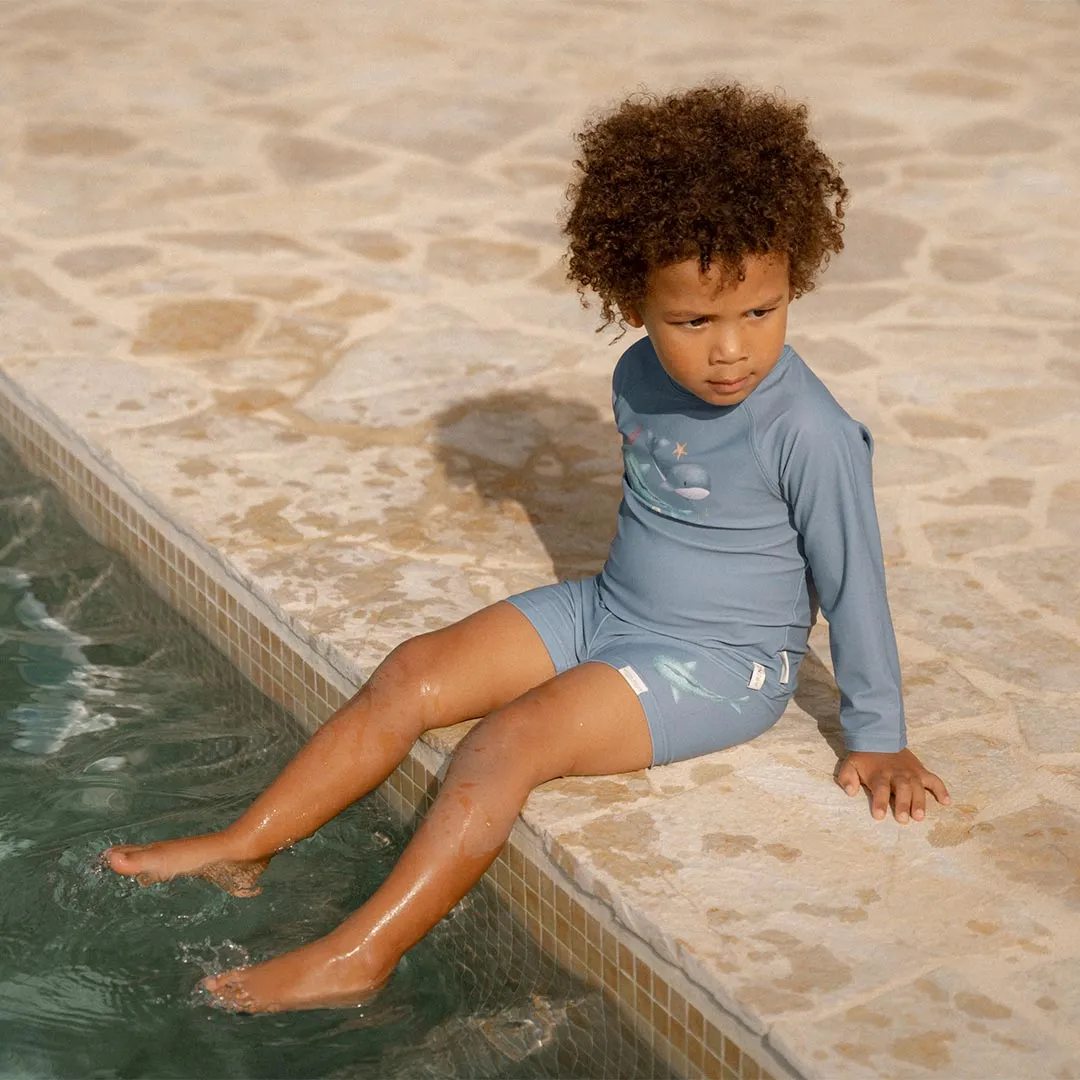 Little Dutch Rashguard Langarm - Ozeanblau Babykids Little Dutch