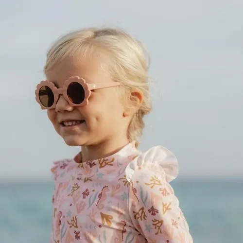 Little Dutch: Sonnenbrille Shell - Altrosa