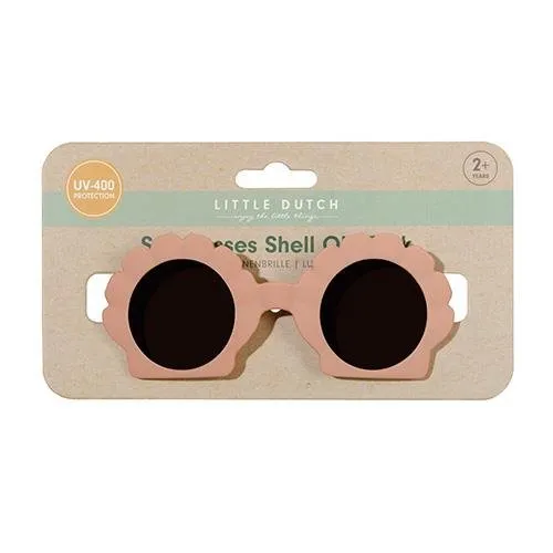 Little Dutch: Sonnenbrille Shell - Altrosa