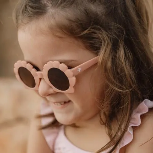 Little Dutch: Sonnenbrille Shell - Altrosa