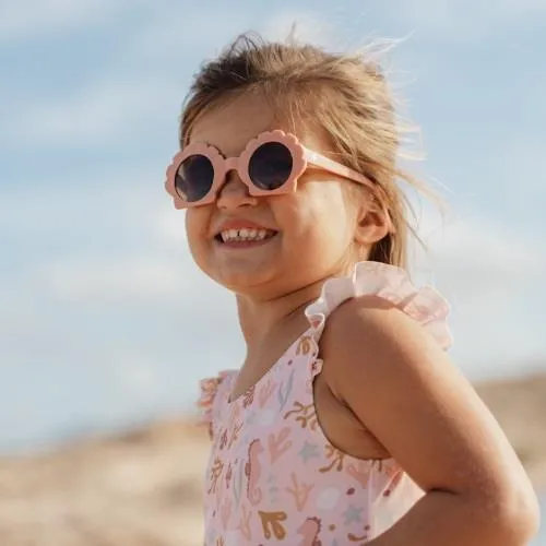 Little Dutch: Sonnenbrille Shell - Altrosa