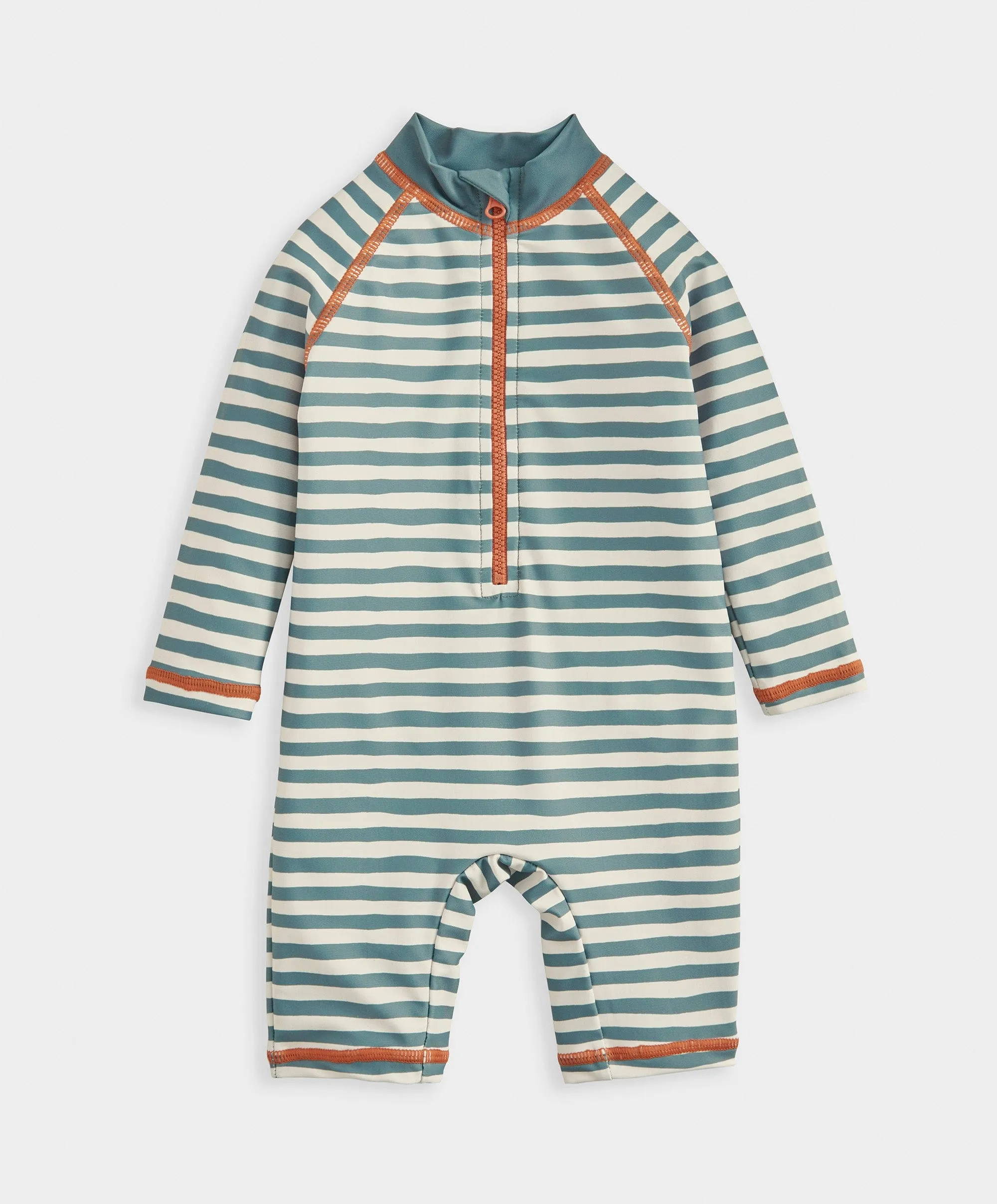 Langarm-Gestricktes Streifen-Rashsuit für Babys und Kinder von Mamas & Papas