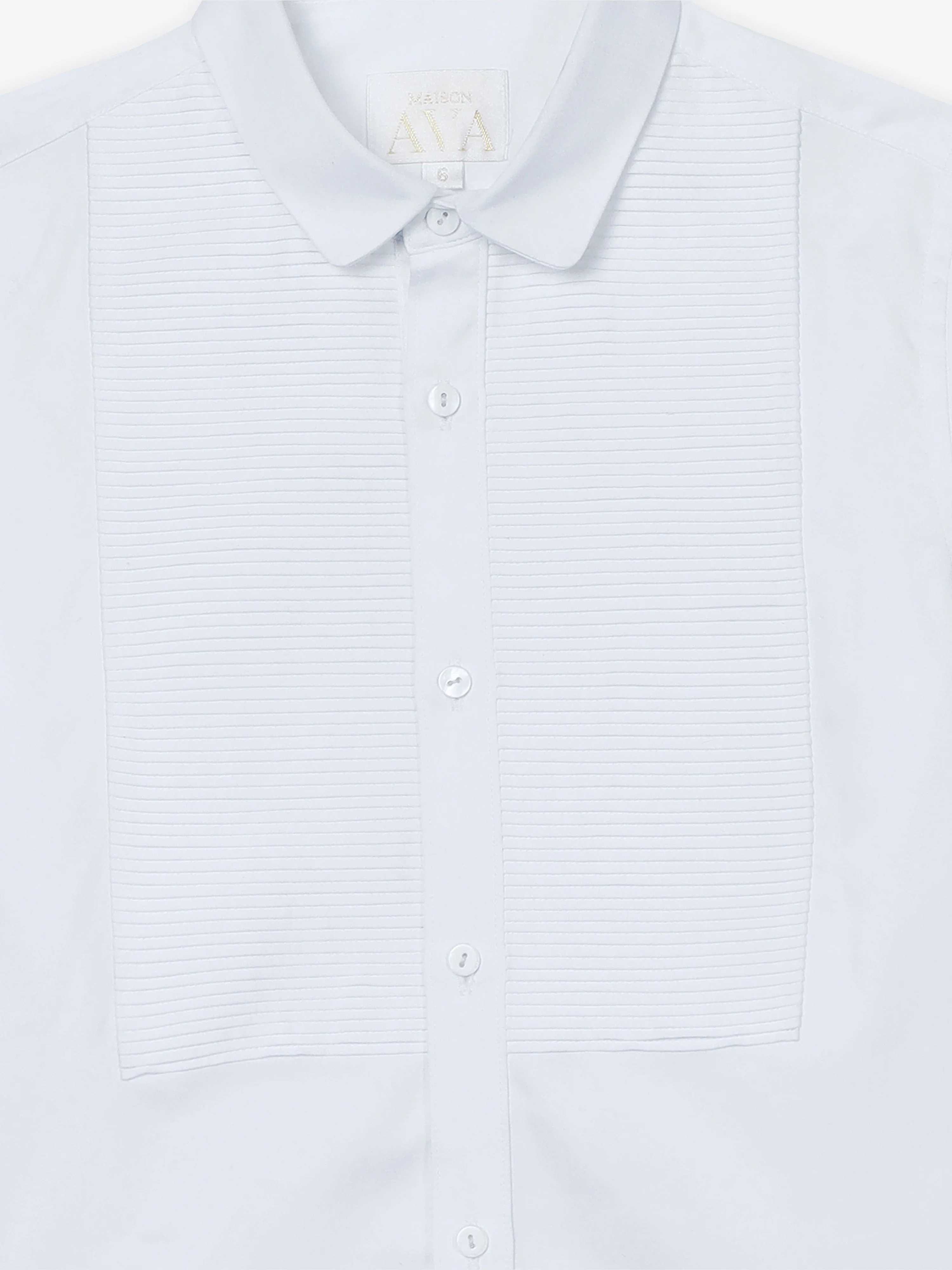 Maison Ava Jungen Noel Shirt in Weiß