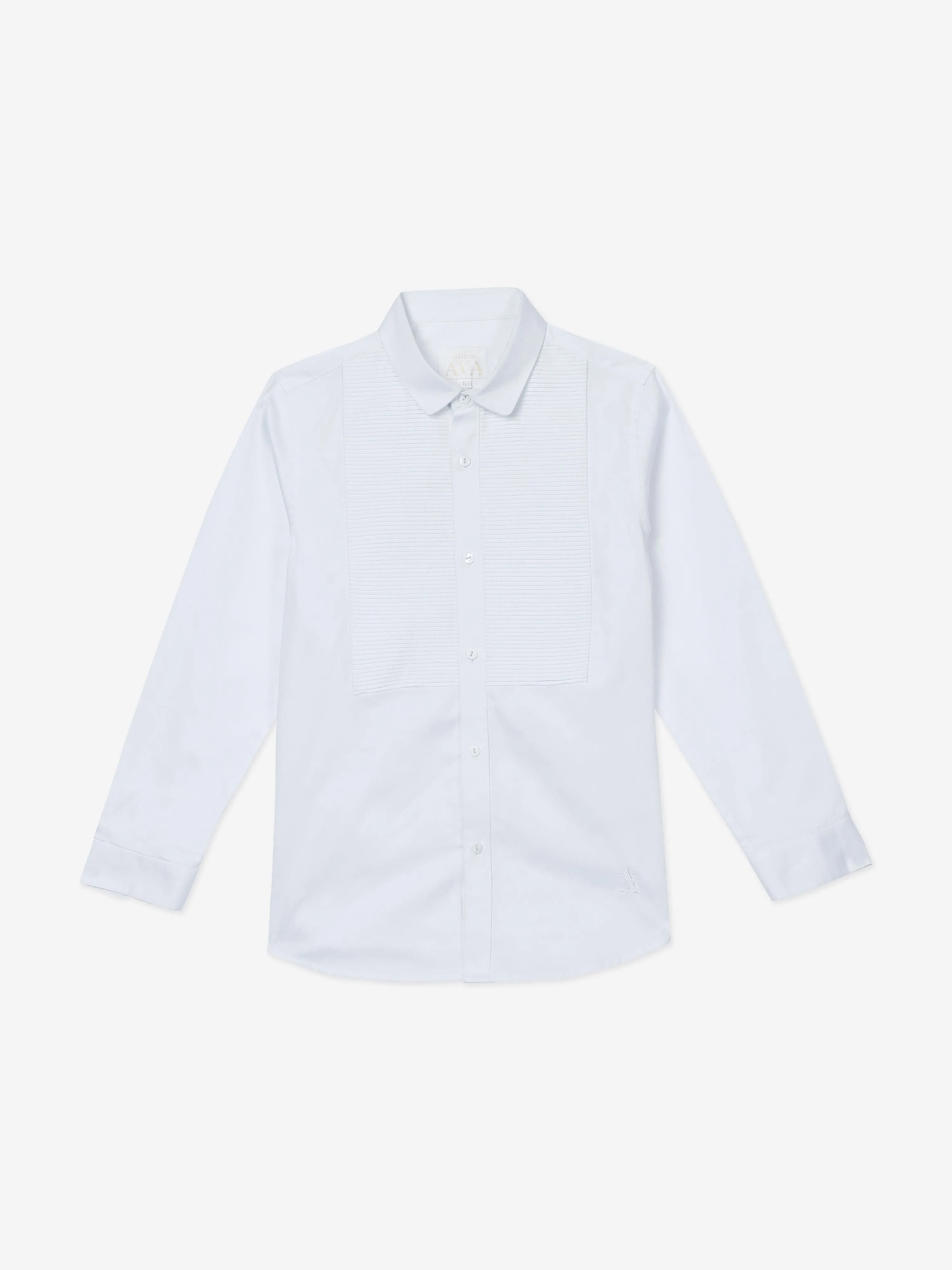 Maison Ava Jungen Noel Shirt in Weiß