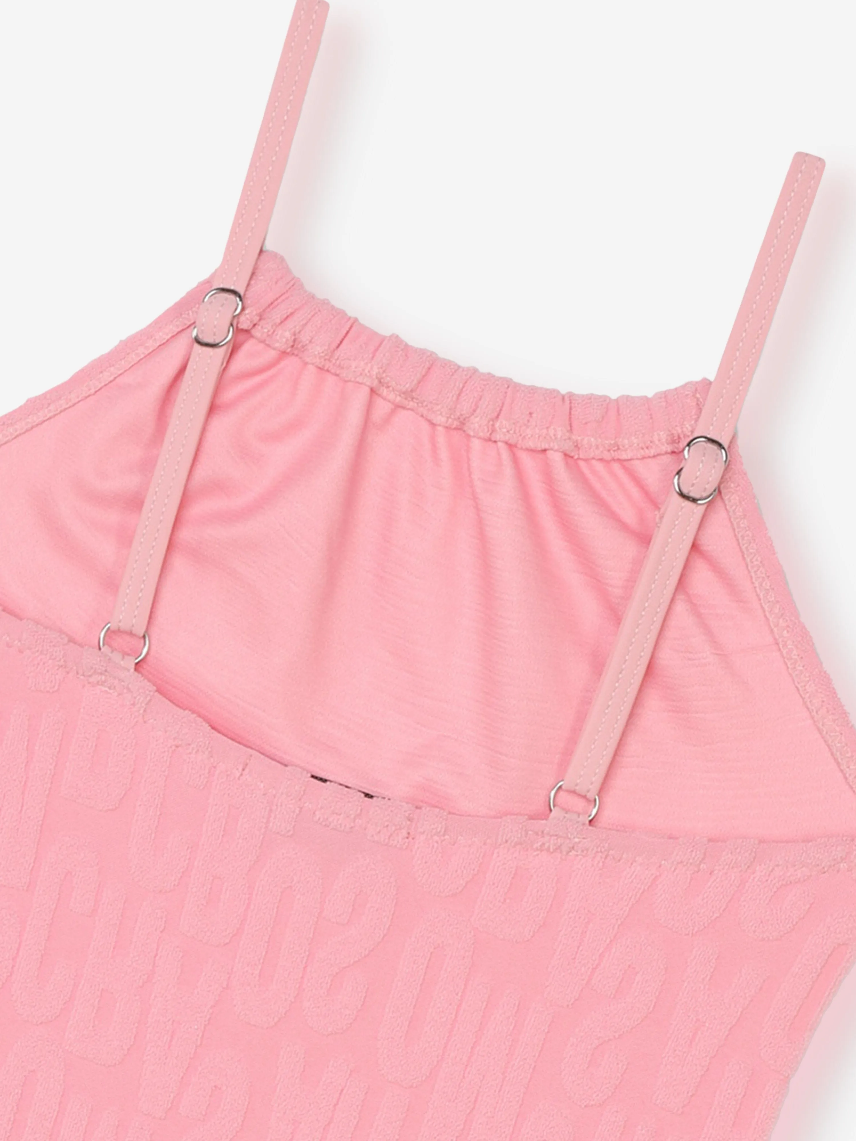 MARC JACOBS Girls Logo Badeanzug in Rosa
