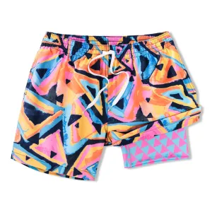 Herren Johnnie-O Chubbies 5,5-Zoll The Exploding Nachos Badehose - Knallrosa