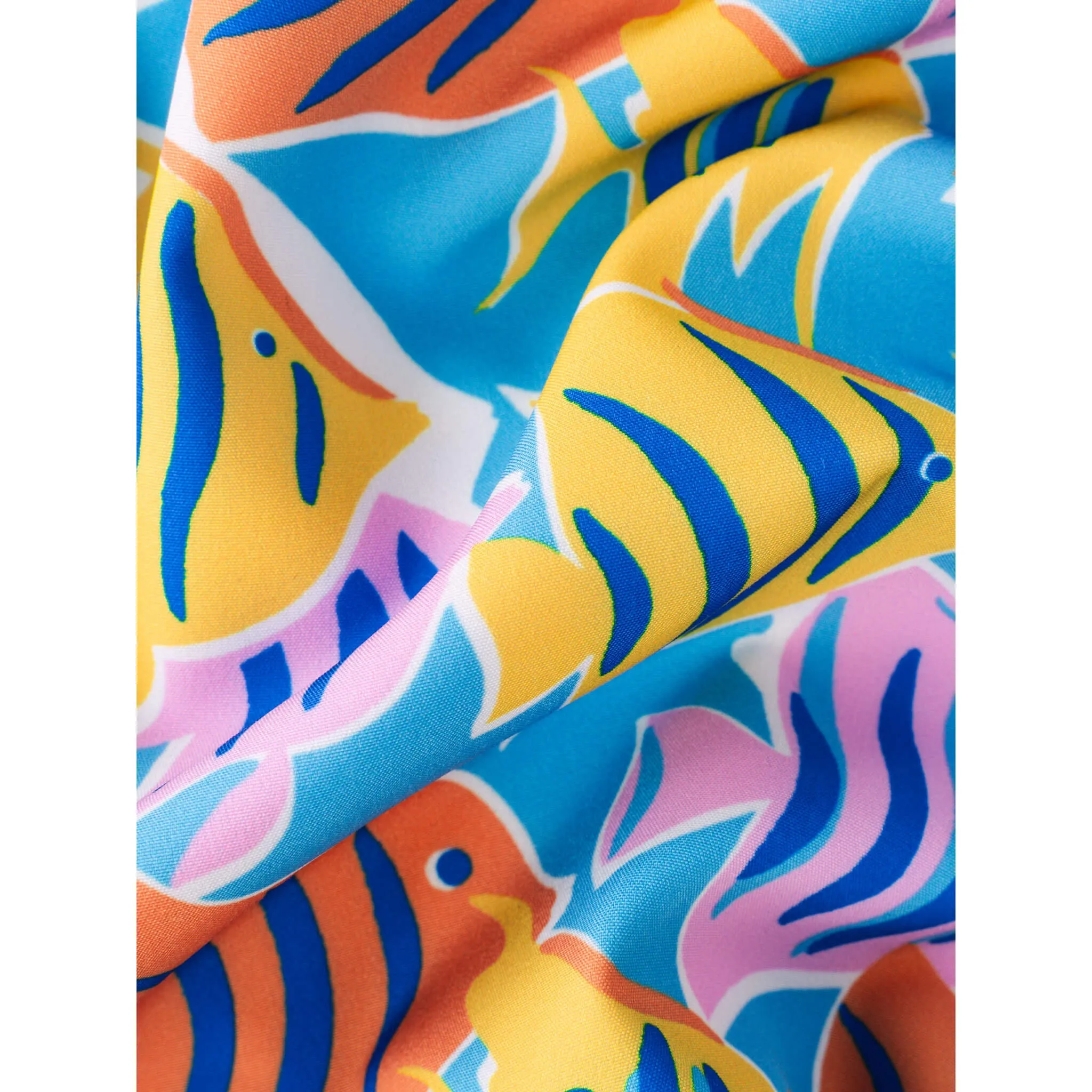 Mens Johnnie-O Chubbies 5,5-Zoll The Fish Tanks Badeshorts - Leuchtendes Blau