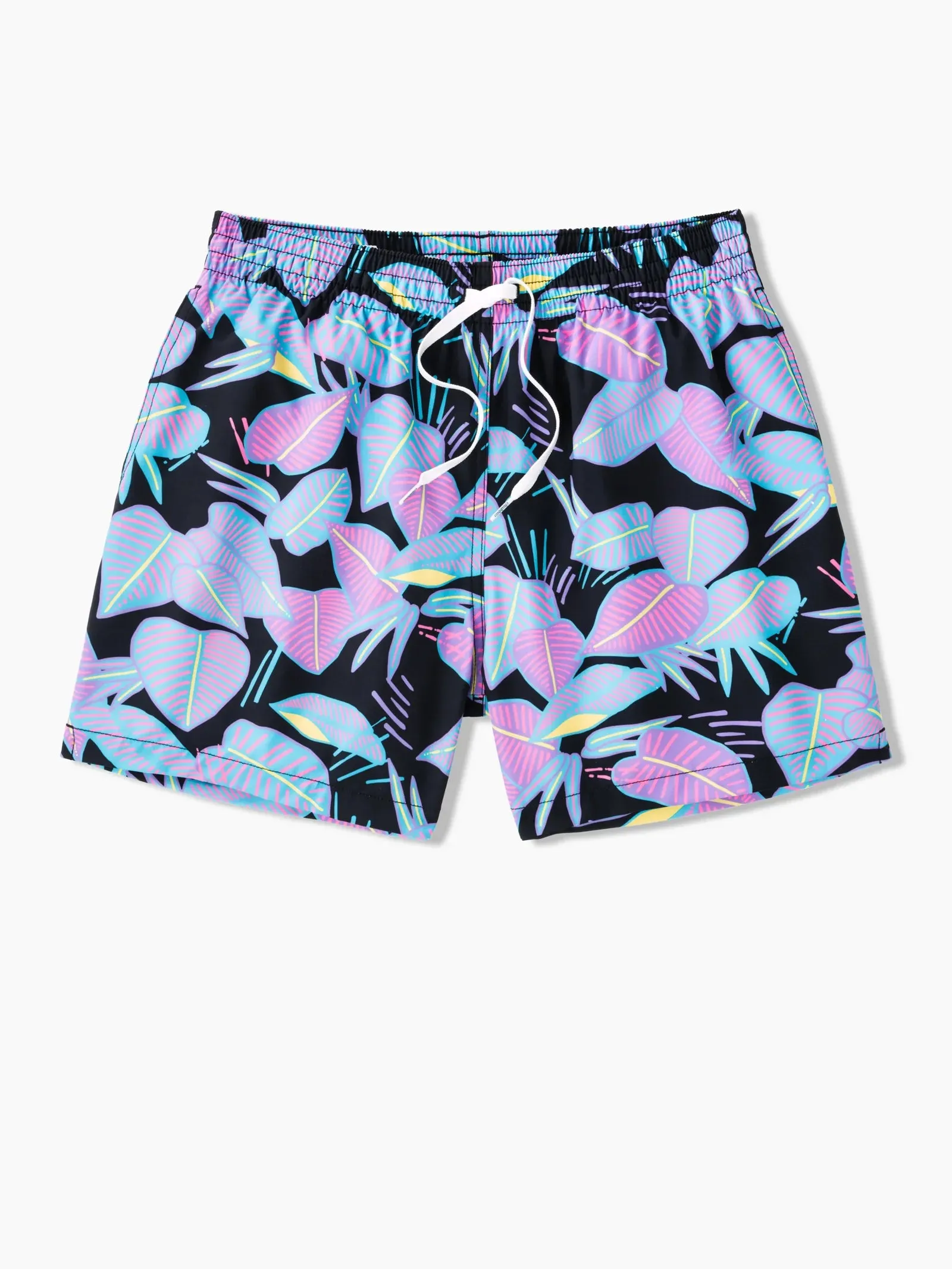 Herren Johnnie-O Chubbies 5,5-Zoll The Fluorescent Funk Badeshorts - Schwarz