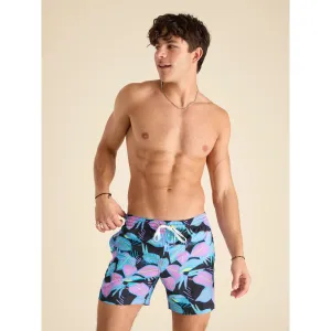 Herren Johnnie-O Chubbies 5,5-Zoll The Fluorescent Funk Badeshorts - Schwarz