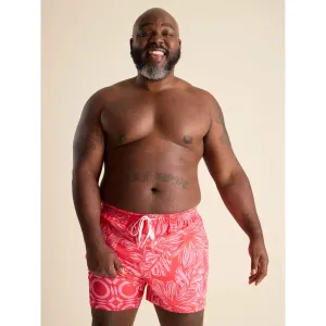 Herren Johnnie-O Chubbies 5,5-Zoll The Raz-matazz Badeshorts - Leuchtendes Rot