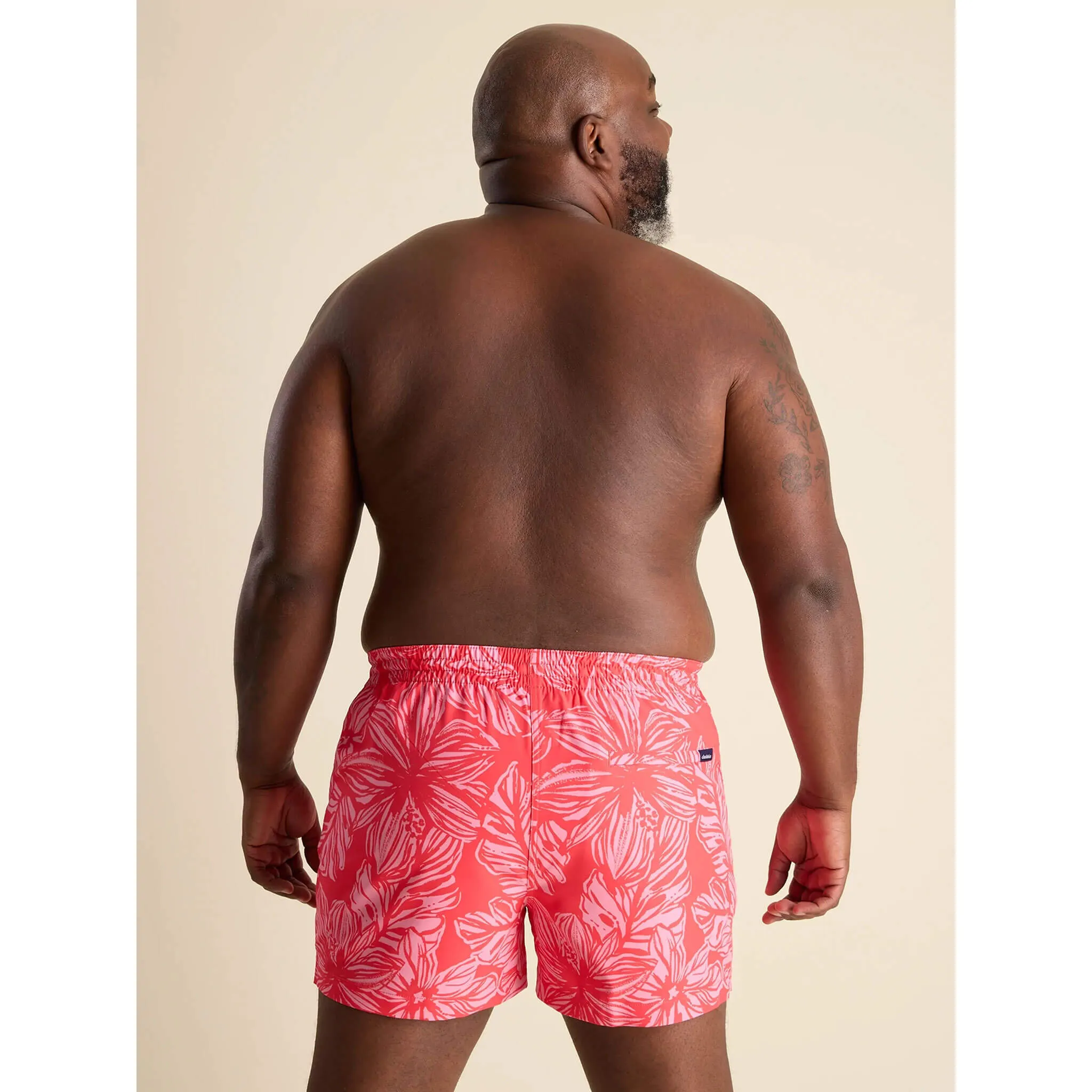 Herren Johnnie-O Chubbies 5,5-Zoll The Raz-matazz Badeshorts - Leuchtendes Rot