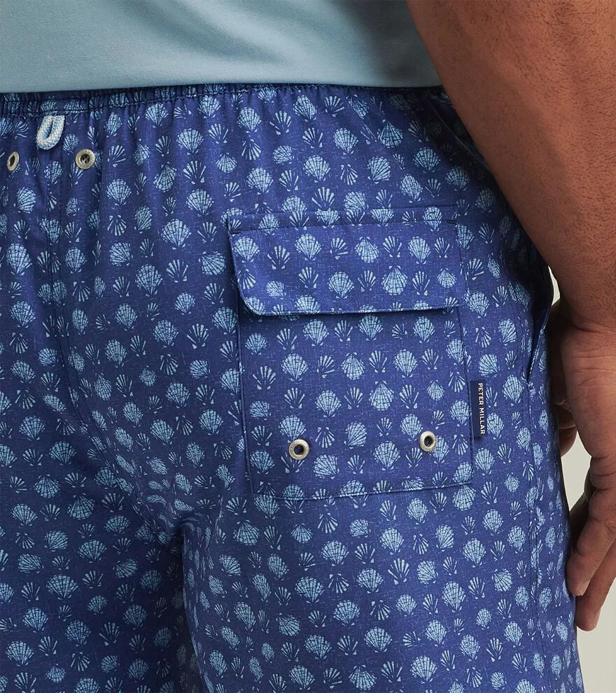 Herren Peter Millar Peter Millar Herren 7-Zoll Hatteras Har Badeshorts - Ozeanblau