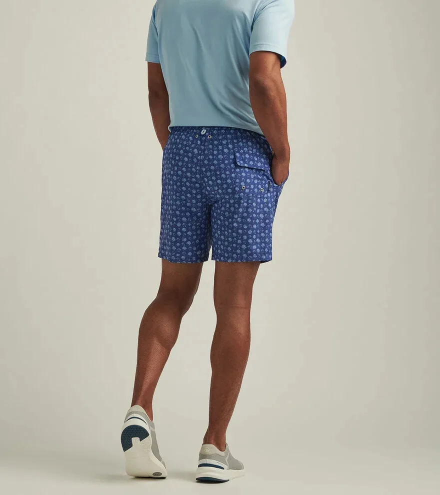 Herren Peter Millar Peter Millar Herren 7-Zoll Hatteras Har Badeshorts - Ozeanblau