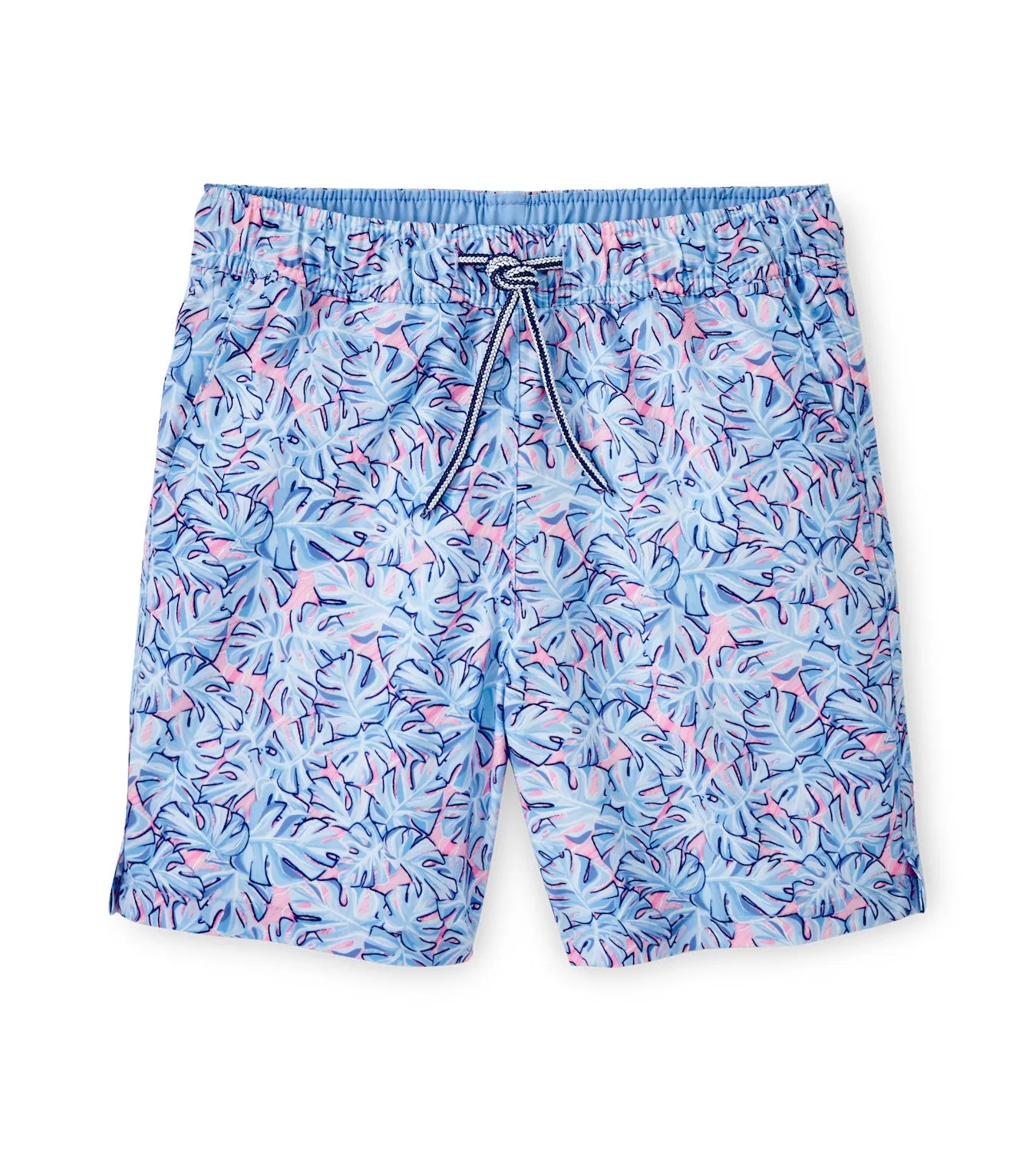 Mens Peter Millar Peter Millar Herren 7-Zoll Sommer-Sonnenschutz-Badeshorts - Hafenblau