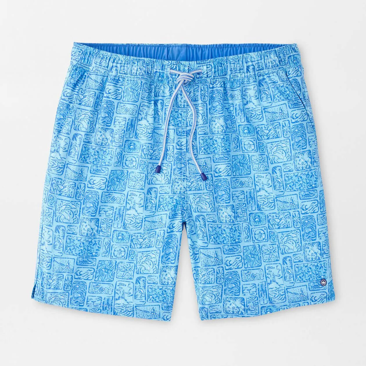 Herren Peter Millar Peter Millar Herren 7-Zoll Vitamin Sea Badeshorts - Maya Blau