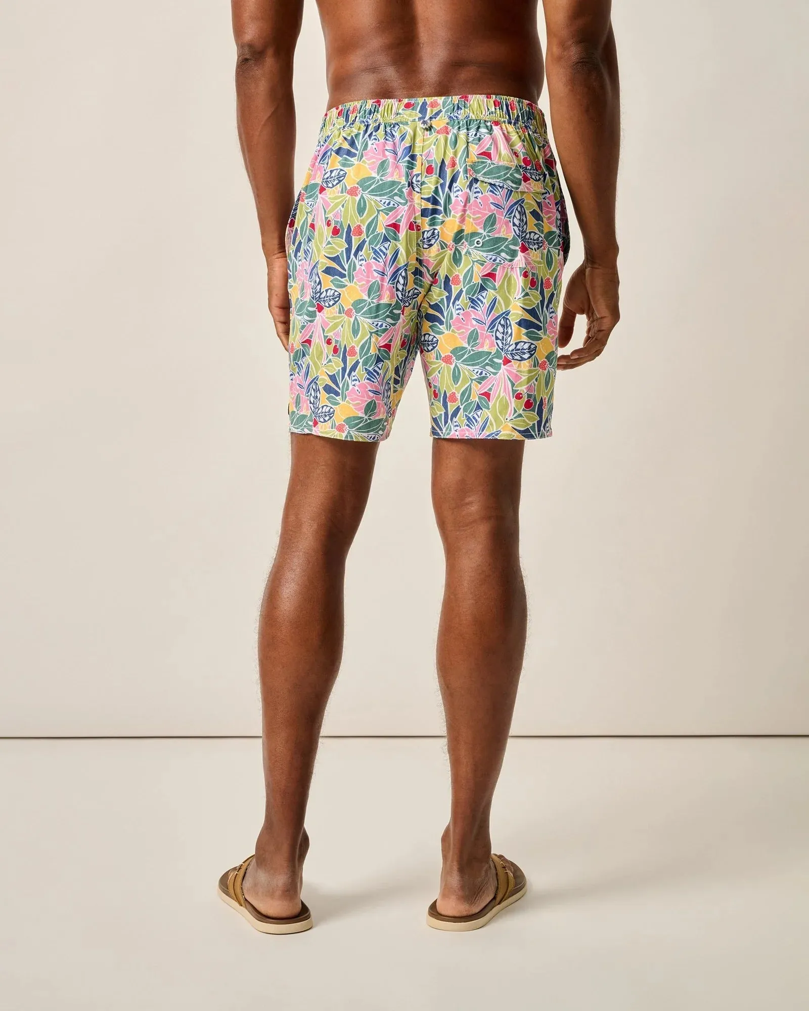 Herren Badehose Tori Richard Johnnie-O 7-Zoll Zest - Lake
