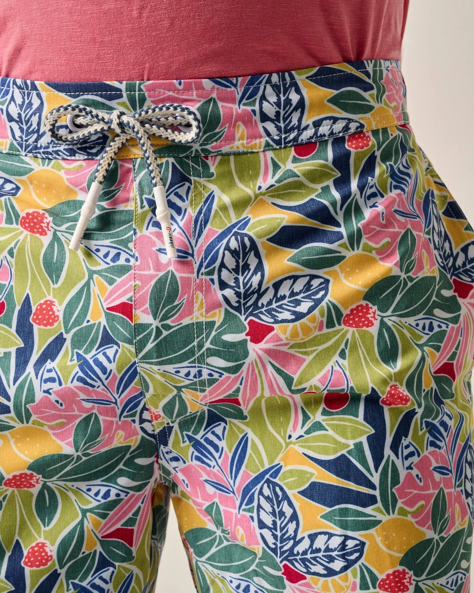 Herren Badehose Tori Richard Johnnie-O 7-Zoll Zest - Lake