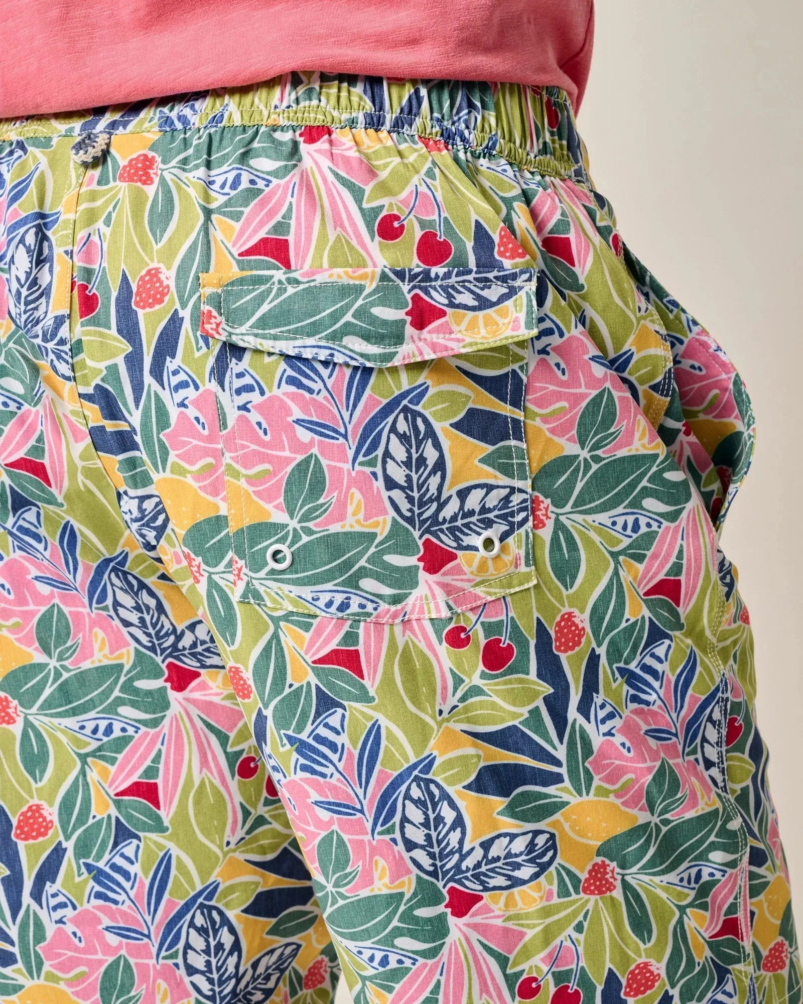Herren Badehose Tori Richard Johnnie-O 7-Zoll Zest - Lake