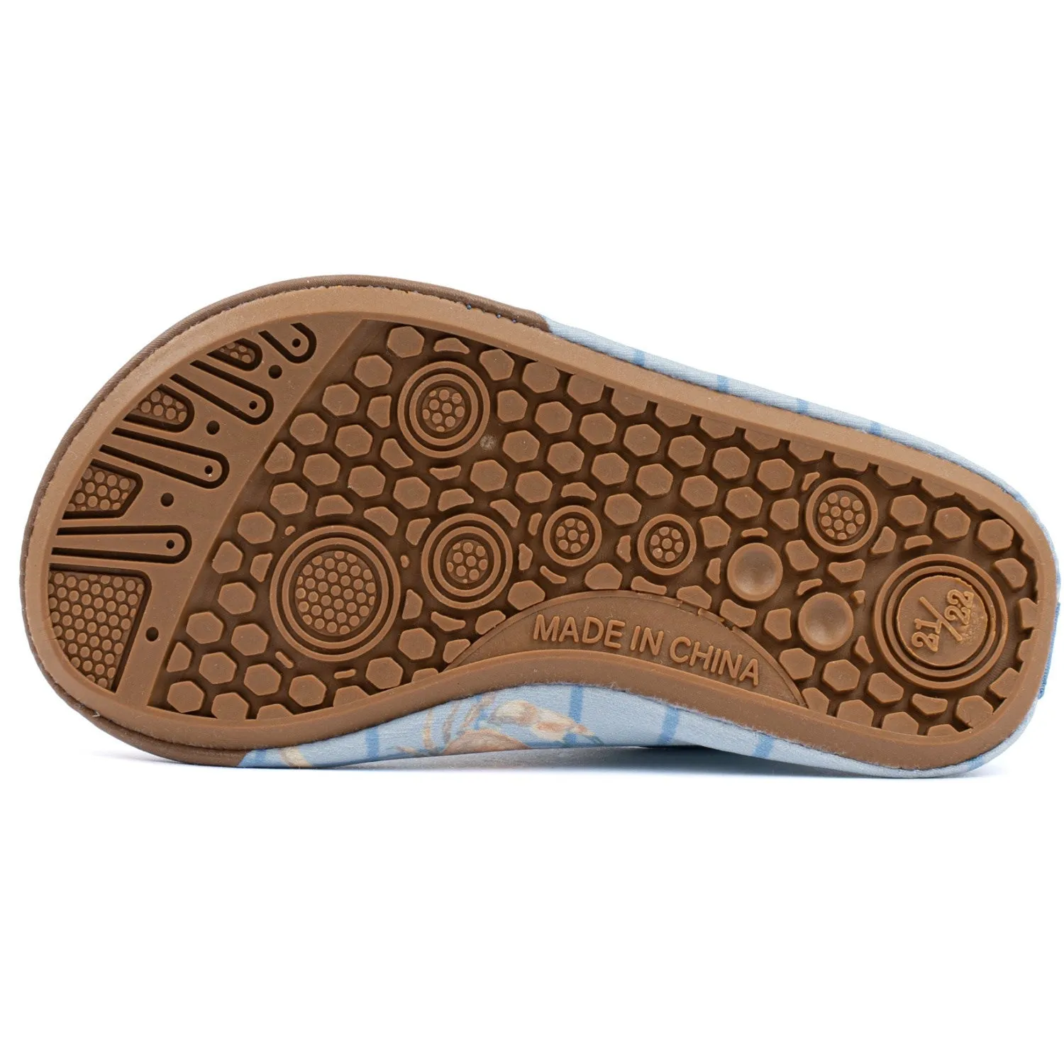 Mikk-Line Verblasste Denim AOP Badeschuhe Baby/Kinder_Mikk-Line