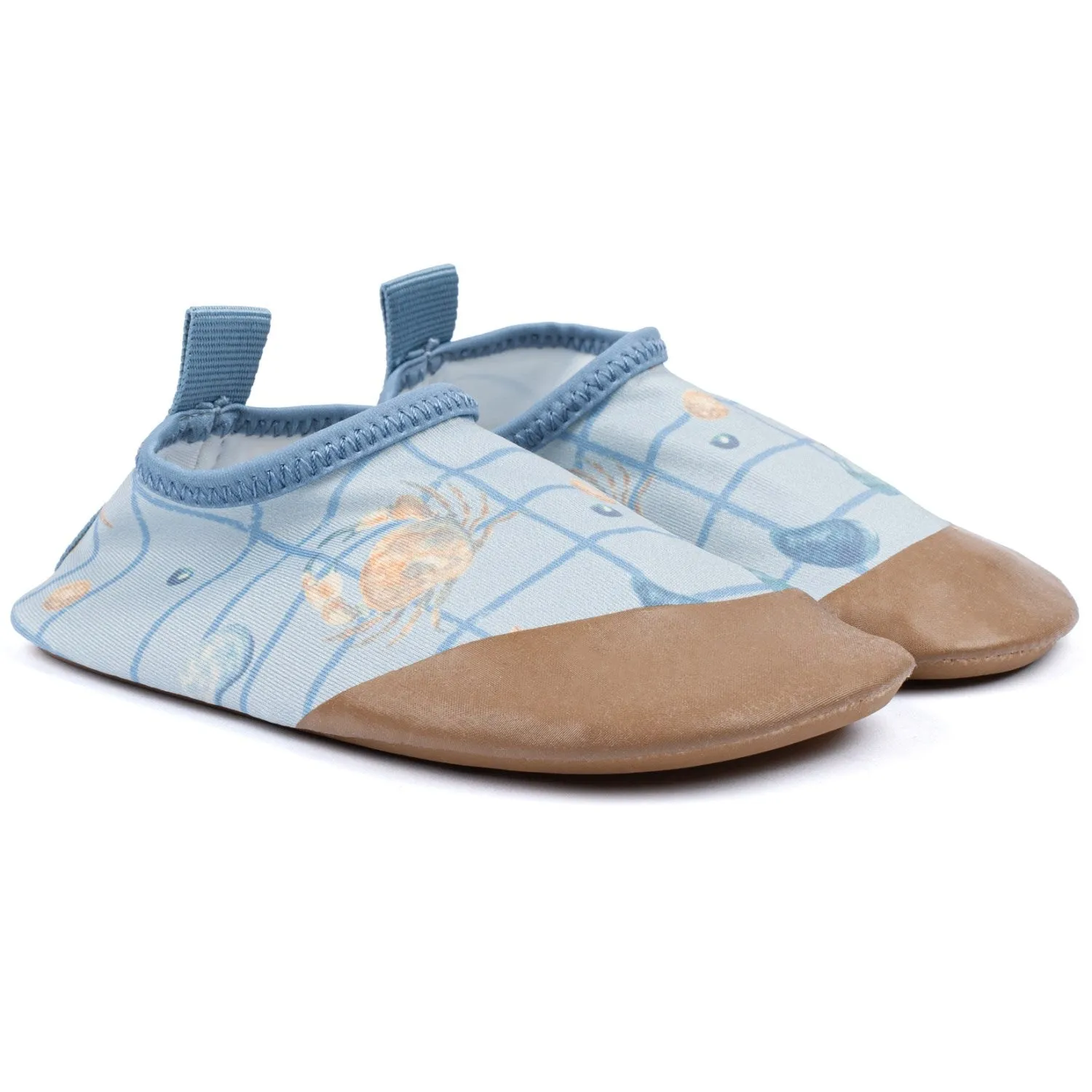 Mikk-Line Verblasste Denim AOP Badeschuhe Baby/Kinder_Mikk-Line